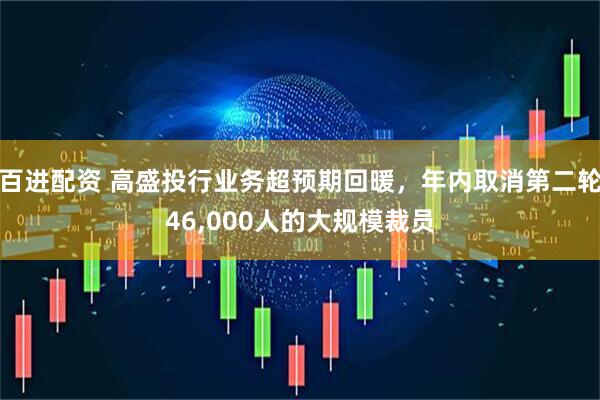 百进配资 高盛投行业务超预期回暖，年内取消第二轮46,000人的大规模裁员
