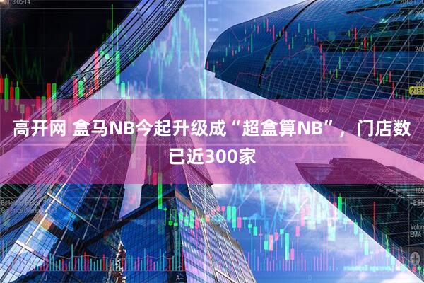 高开网 盒马NB今起升级成“超盒算NB”，门店数已近300家