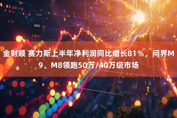 金财顺 赛力斯上半年净利润同比增长81％，问界M9、M8领跑50万/40万级市场
