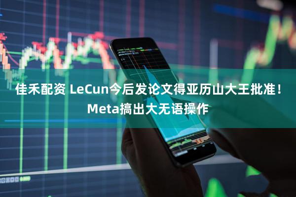 佳禾配资 LeCun今后发论文得亚历山大王批准！Meta搞出大无语操作