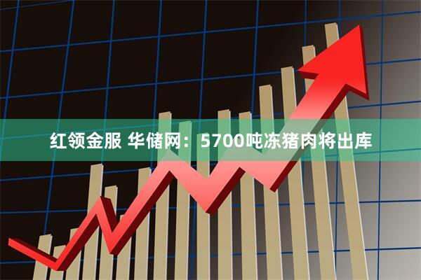 红领金服 华储网：5700吨冻猪肉将出库